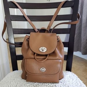 Coach Mini Rucksack Turnlock Backpack